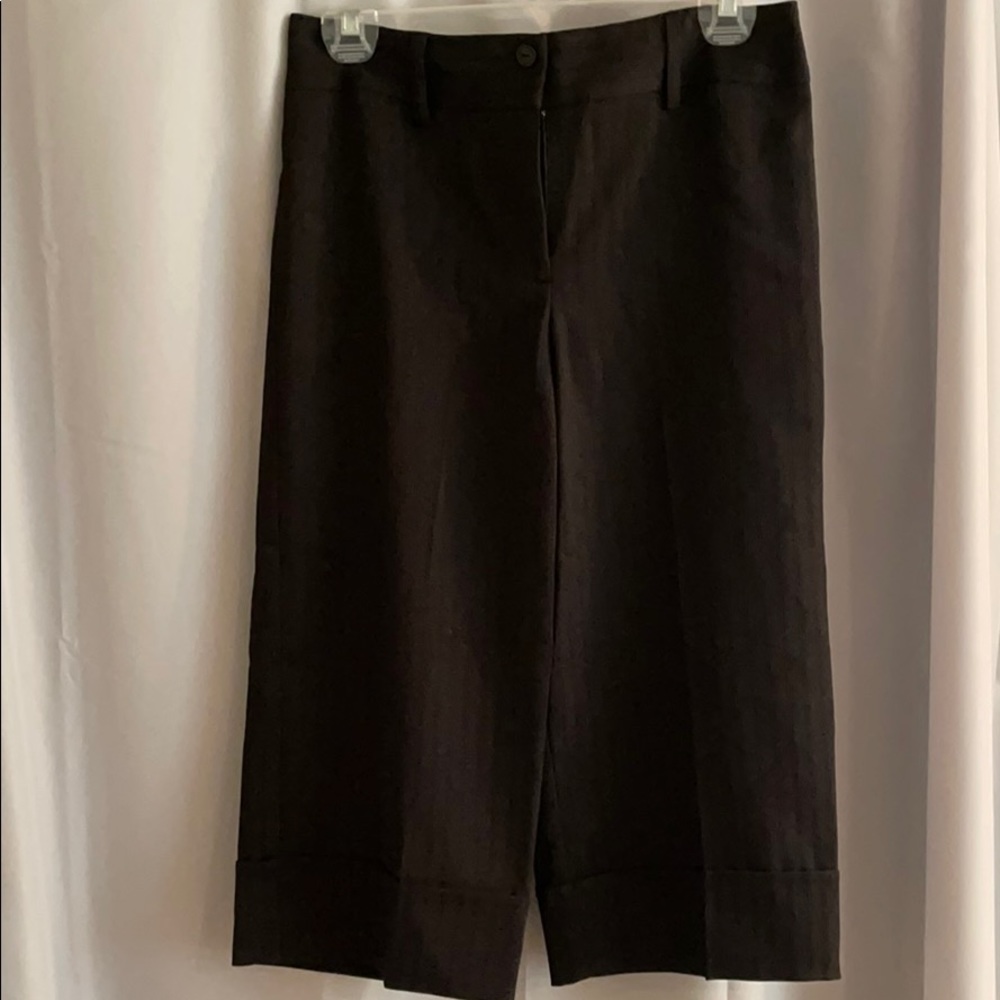 NWOT PHILLY BLACK STRIPED GAUCHO PANTS